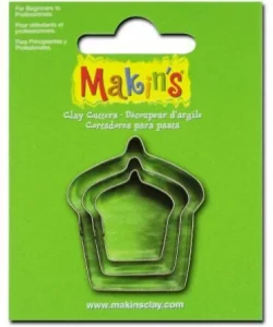 Makins Clay Polimer Kil Kesme Kalıbı 3 Parça Kek