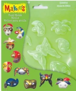 Makins Clay Push Mold Polimer Kil Şekillendirme Kalıbı Supertrendke