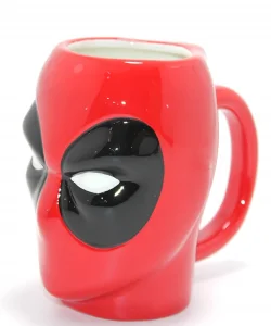 Marvel Deadpool 3D Kabartmalı Karakter Tasarımlı Kupa Bardak SPR4548