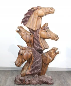 Maun Ağacı El Oyması 5Li At Büstü 4Ratnı-9