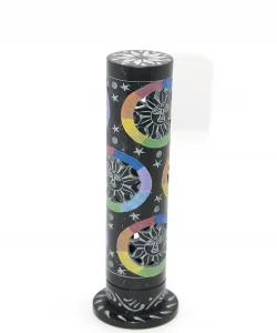 Obsidian Taşı İşlemeli Kule Tütsülük Ksk2213