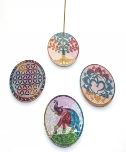 Obsidian Taşı Yuvarlak Tütsülük Ksk2221