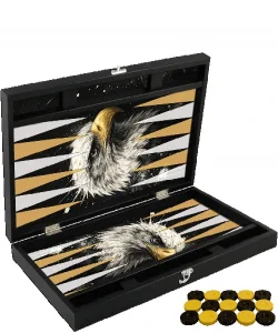 Özel Trendy Kartal Tasarımı Tavla