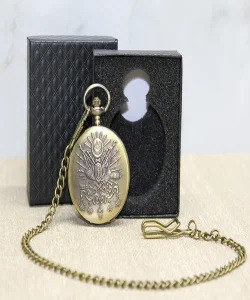 Özel Kutulu Osmanlı Devlet Arması Köstekli Saat SPR3983