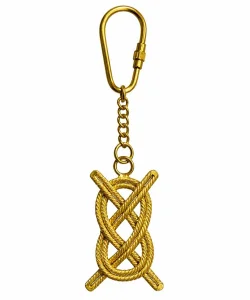 Pirinç Gemi Düğümü Anahtarlık 3075C