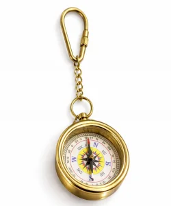 Pirinç Pusula Anahtarlık 16189