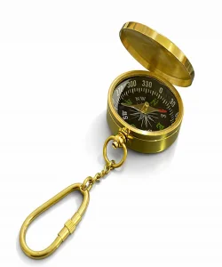 Pirinç Pusula Anahtarlık 2505A