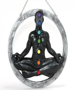 Polyester Duvara Asmalı 7 Chakra Pano SPR2347