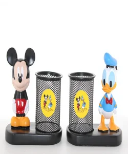 Polyester Mickey Mouse Ve Dufy Duck Kalemlik SPR2877