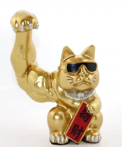 Polyester Şanslı Kedi Figürü SPR2273