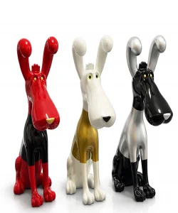 Polyester Sevimli Köpek Figürü SPR4557