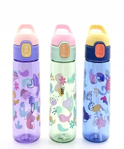 Renkli Pipetli Suluk 600 Ml BPA İçermez SPR2968