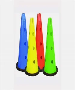 Supertrend 45 cm Delikli Kauçuk Tabanlı Antrenman Hunisi Sarı