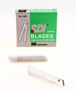 SDI Dar Maket Bıçağı Yedeği 9 mm 10lu Paket