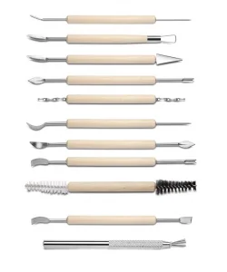 Seramik Modelaj Oyma ve Temizleme Detay Seti 11li