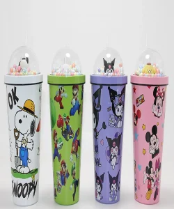 Sevimli Anime Karakterli Pipetli Termos & Suluk SPR4710