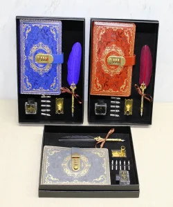 Şifreli Deri Defter Ve Divit Hokka Seti SPR4726