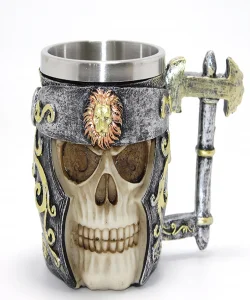 Şövalye Tasarım İçi Paslanmaz Çelik Kupa Bardak SPR4366