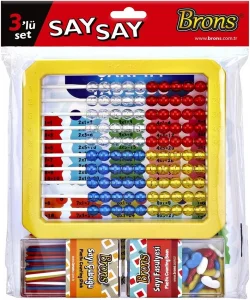 Supertrend 3lü Lüks Mishap Seti (Abaküs+Fasülye+Çubuk)