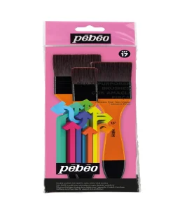 Supertrend 3lü Zemin Fırçası Seti Sentetik Kıl (No:1 - 1.5 - 2)