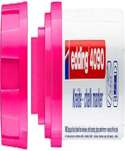 Supertrend 4090 Kara Tahta ve Cam için Likit Tebeşir Kalemi 15 mm Kesik Uç FOSFORLU PEMBE