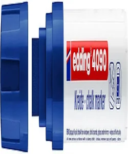 Supertrend 4090 Kara Tahta ve Cam için Likit Tebeşir Kalemi 15 mm Kesik Uç MAVİ