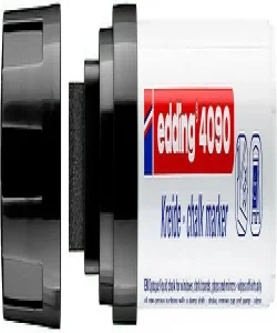 Supertrend 4090 Kara Tahta ve Cam için Likit Tebeşir Kalemi 15 mm Kesik Uç SİYAH