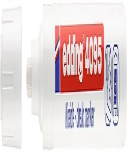 Supertrend 4095 Kara Tahta ve Cam için Likit Tebeşir Kalemi 3 mm Yuvarlak Uç BEYAZ