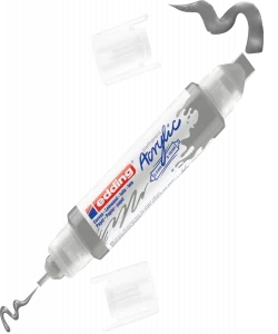 Supertrend 5400 Akrilik Boyama Markörü 3D Double Liner GÜMÜŞ