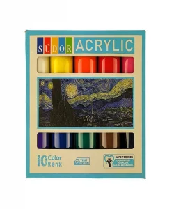 Supertrend Akrilik Boya Seti 10 Renk x 40 ml. Şişe