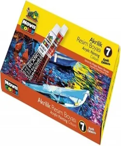 Supertrend Akrilik Boya Seti 7 Renk x 7 ml. Tüp