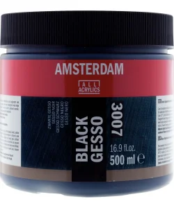 Supertrend Amsterdam 3007 Black Siyah Gesso 500 ml.