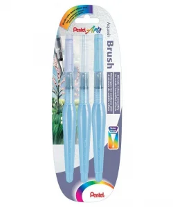Supertrend Aquash Brush Su Hazneli Fiber Uçlu Fırça Seti 3 BOY