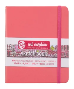 Supertrend Art Creation Sketchbook Sert Kapak Eskiz Çizim Defteri 140 gr. 12x12 cm. 80 yp. CORAL