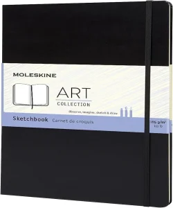 Supertrend Art Sketchbook Sert Kapak Eskiz Çizim Defteri 21x29 cm. 165 gr. 80 Sayfa Siyah