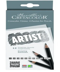 Supertrend Artist Studio Graphite Drawing Pencils Dereceli Karakalem Eskiz Çizim Seti 12li