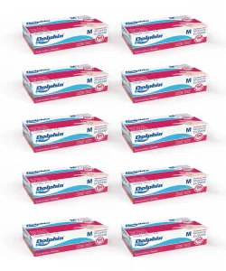 Supertrend Beyaz Vinil Eldiveni Pudrasız M 100 Adet x 10 Paket