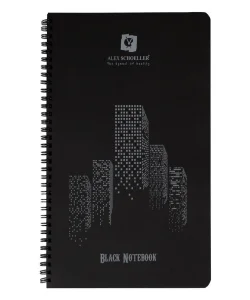 Supertrend Black Notebook Spiralli Siyah Defter A4 120 gr. 60 yaprak