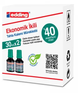 Supertrend BT30 Yazı Tahtası Kalemi Mürekkebi 30 ml. x 2li Kutu YEŞİL