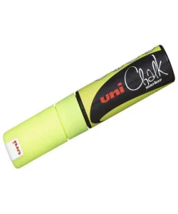 Supertrend Chalk 8 mm Kesik Uç Su Bazlı Sıvı Tebeşir Kalemi Fosforlu Sarı