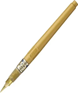 Supertrend Chu-Ji Doldurulabilir Brush Pen Fırça Uçlu Kalem GOLD