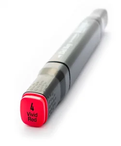 Supertrend Çift Uçlu Çizim Marker Kalemi 4 Vivid Red