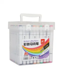 Supertrend Çift Uçlu Marker Kalem Seti 80 Renk