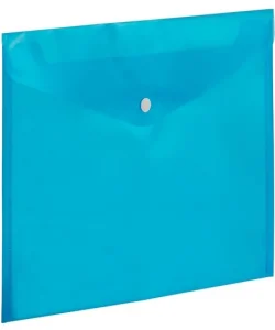 Supertrend Çıtçıtlı Dosya A4 ŞEFFAF MAVİ