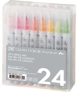 Supertrend Clean Color Real Brush Fırça Uçlu Marker Kalem Seti 24 Renk
