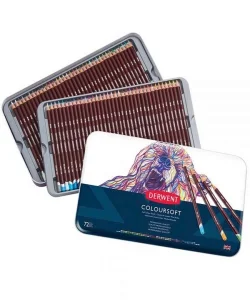 Supertrend Coloursoft Pencils Yumuşak Kuru Boya Kalemi Seti 72li Teneke Kutu