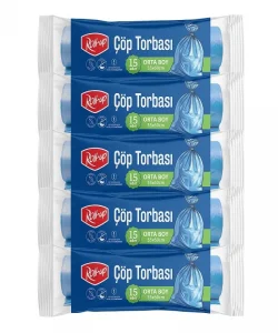 Supertrend Çöp Torbası Orta 55x60cm 15 Adet x 5 Paket