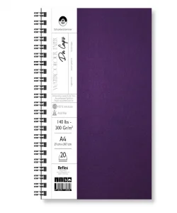 Supertrend Da Capo Cold Press Sert Kapak Suluboya Defteri 300 gr. A4 20 yaprak MOR