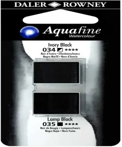 Supertrend Aquafine 1/2 Tablet Sulu Boya 2li Set IVORY BLACK / LAMP BLACK