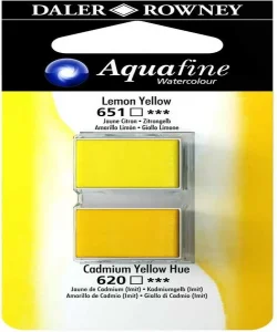Supertrend Aquafine 1/2 Tablet Sulu Boya 2li Set LEMON YELLOW / CADMIUM YELLOW HUE